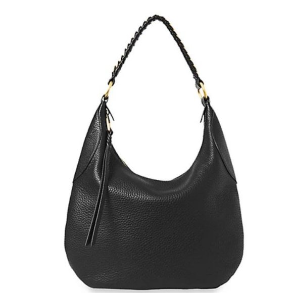 REBECCA MINKOFF Pippa leather chain handle women's shoulder hobo